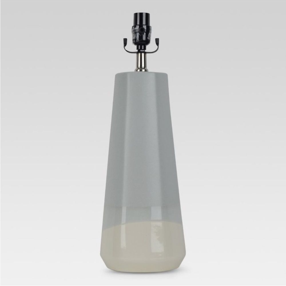 NEW Threshold™ Dipped Ceramic large Lamp Base Blue/White